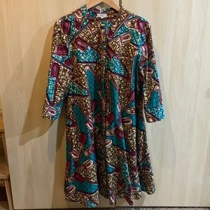 Zuri Kenya long sleeve dress